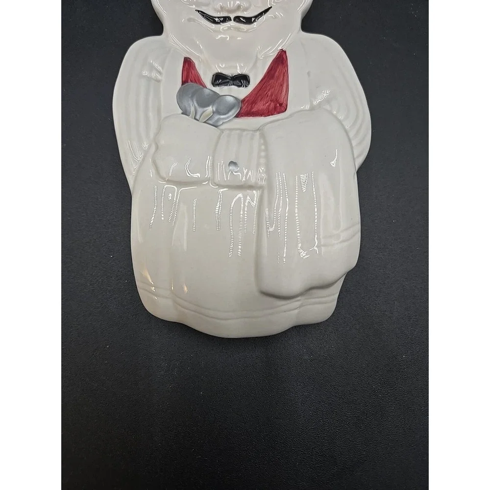 Department 56 Coffee Break Chef Spoon Rest Wall Decor Black White Decor W/‎ Box